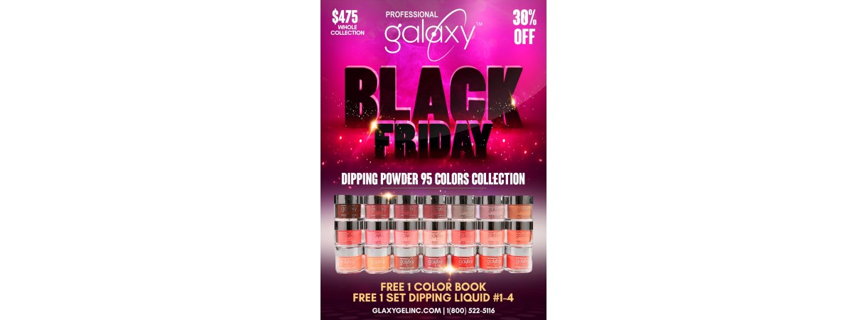 GALAXY DIPPING POWDER 95 COLORS COLLECTION!!!