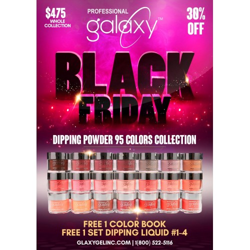 GALAXY DIPPING POWDER 95 COLORS COLLECTION!!!